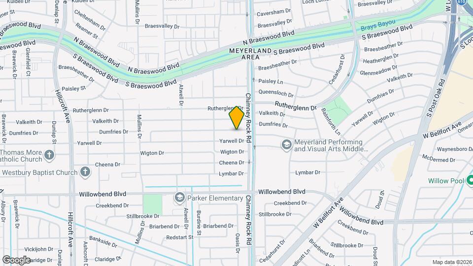 5419 Dumfries Dr Map and Location Details