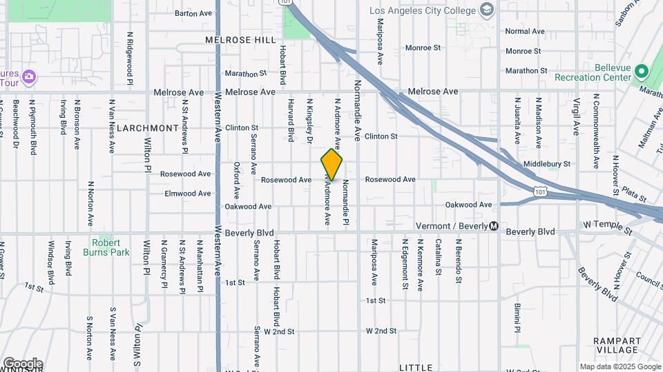 436 N Ardmore Ave Mapa y Detalles de la Ubicación