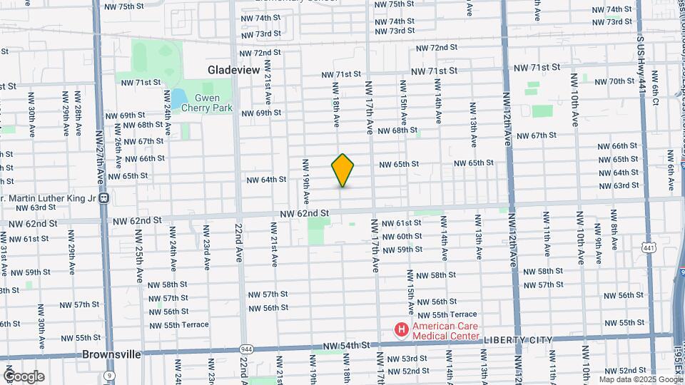 6257 NW 18th Ave Map and Location Details