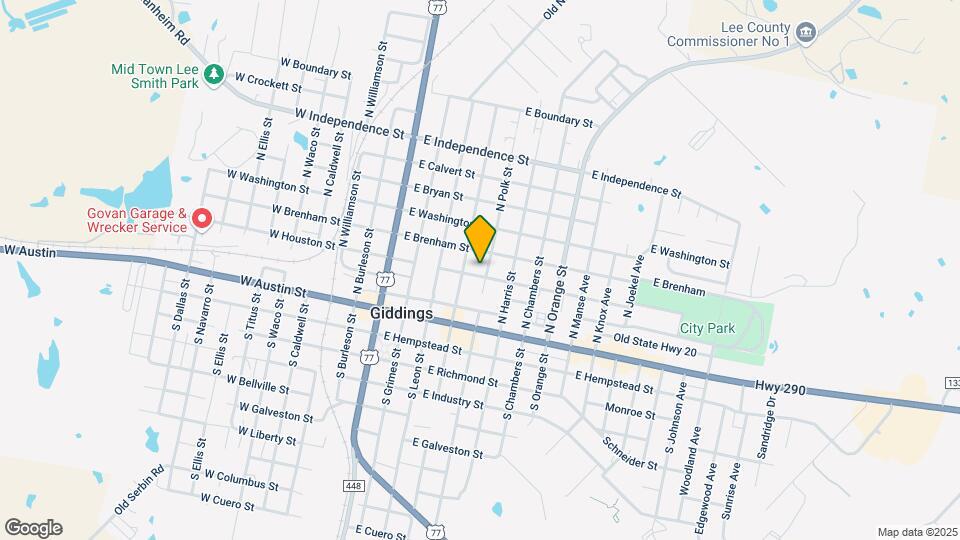 327 N Polk St Map and Location Details