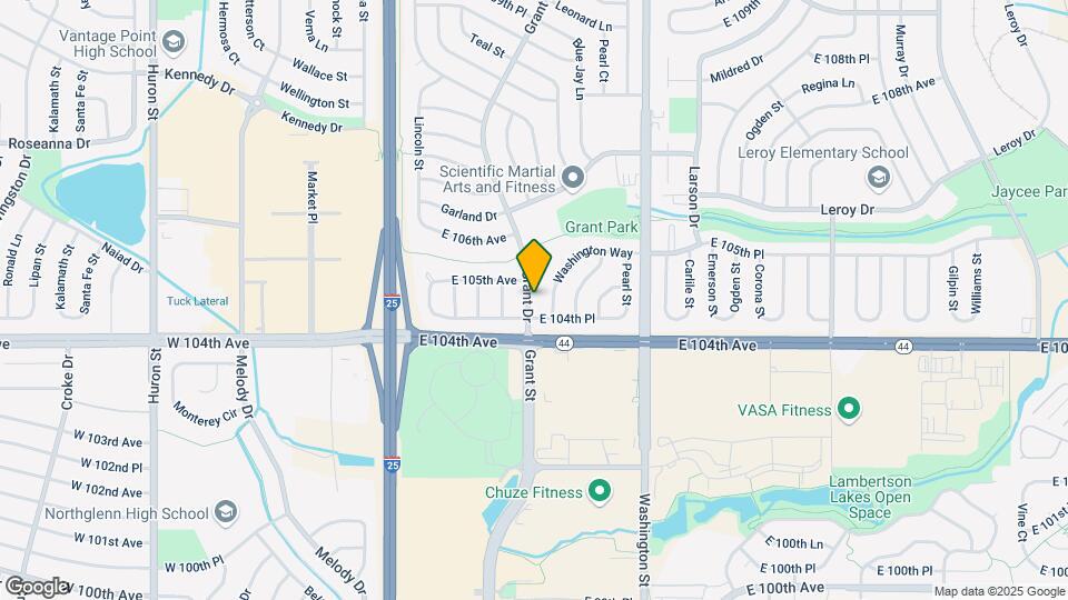 10454 Grant Dr Map and Location Details