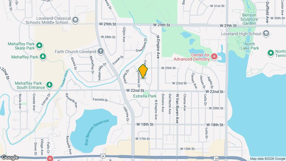 2307 Fairplay Dr Map and Location Details