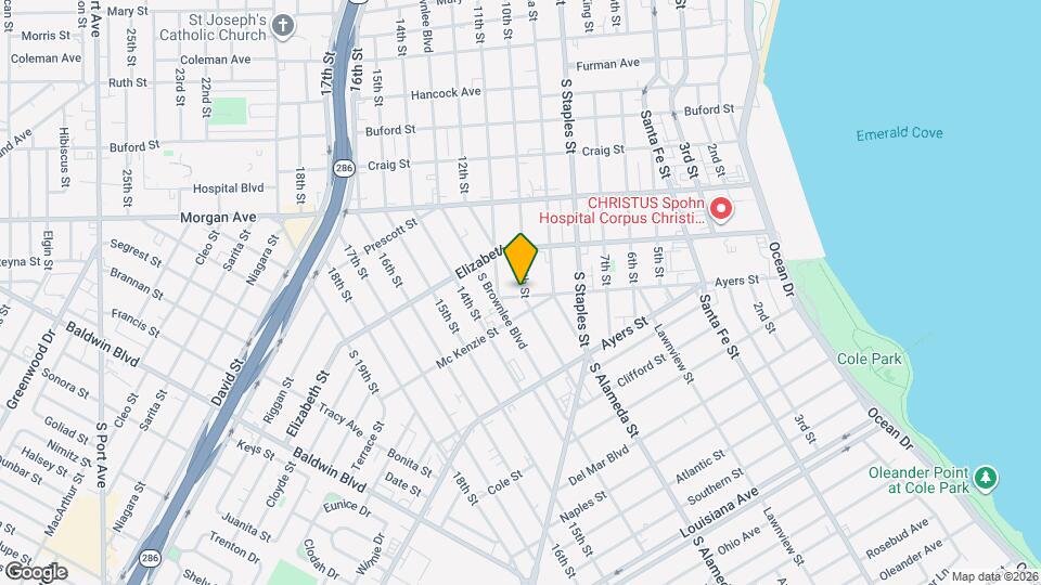 1539 10th St, Unit 1 Map and Location Details