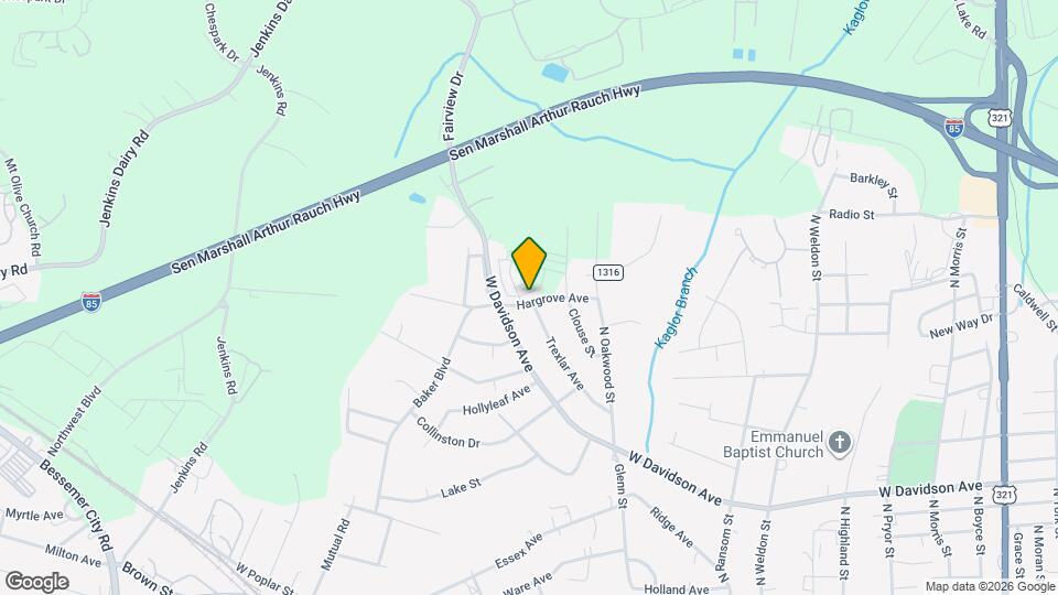 1308 Hargrove Ave Mapa y Detalles de la Ubicación