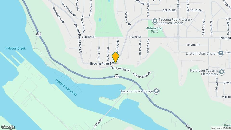 1002 Browns Point Blvd NE Map and Location Details