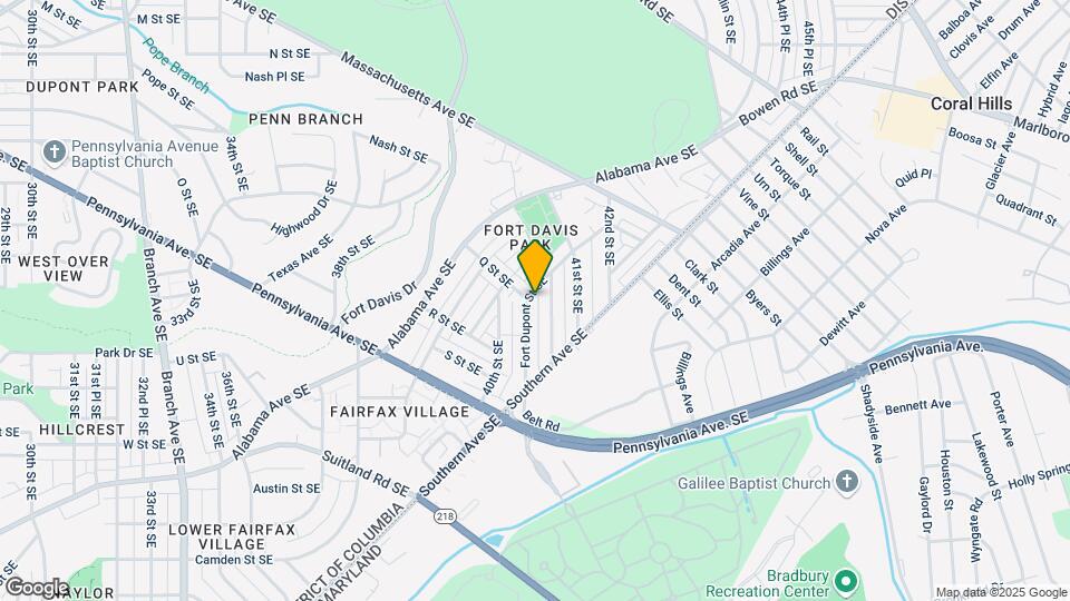 1560 Fort DuPont St SE, Unit 1 Mapa y Detalles de la Ubicación