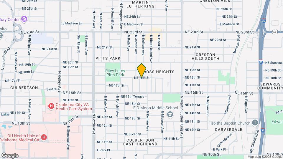 1818 N Jordan Ave Map and Location Details