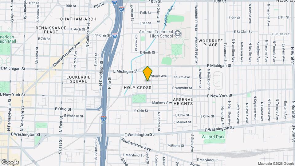 1204 E Vermont St, Unit 1204 Mapa y Detalles de la Ubicación