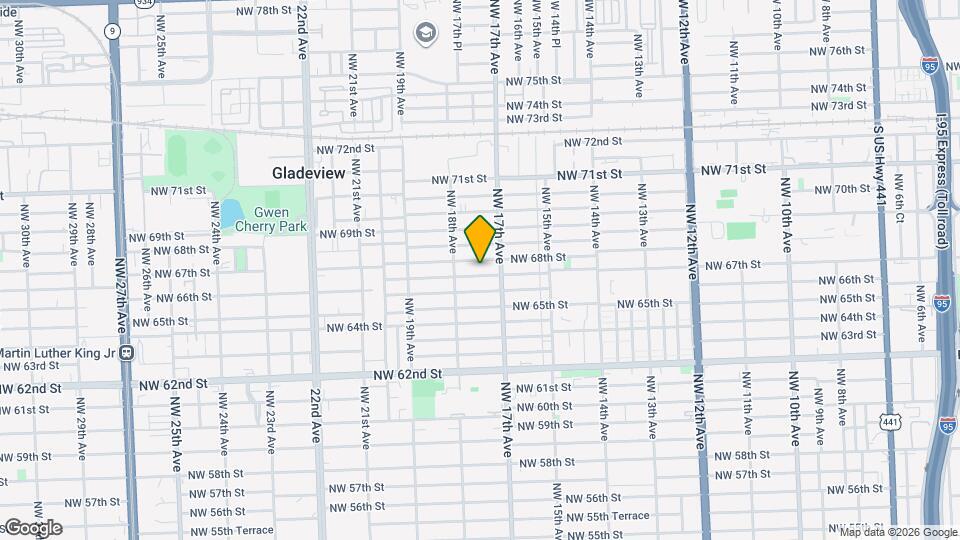 1739 NW 67th St Map and Location Details