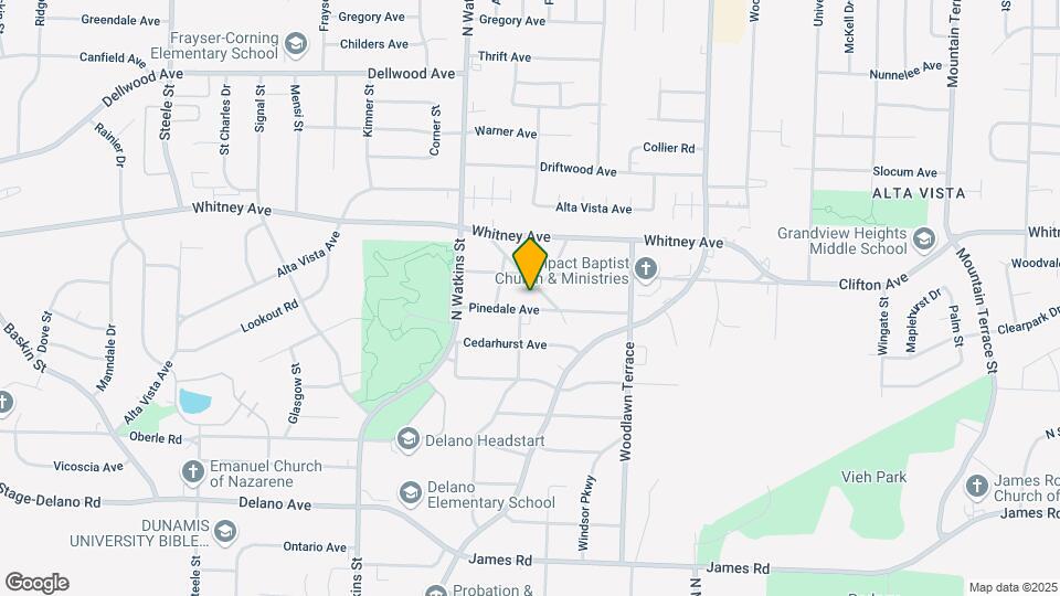 1880 Pinedale Ave Map and Location Details