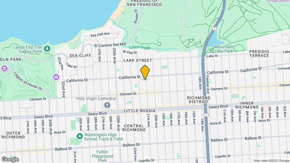 229 21st Ave Map and Location Details