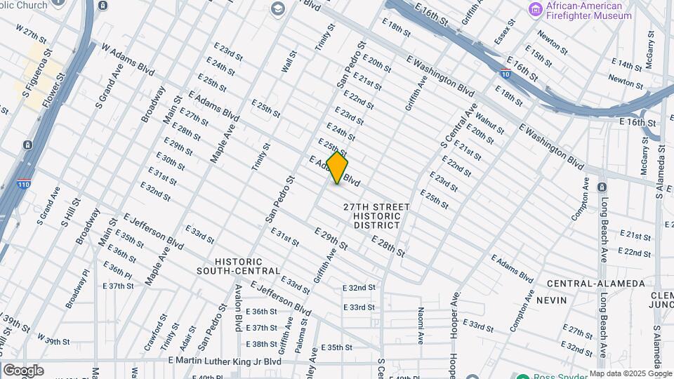 819 E 27th St Map and Location Details