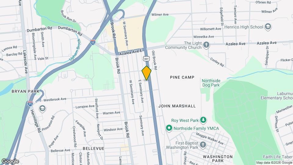 4812 Chamberlayne Ave Map and Location Details