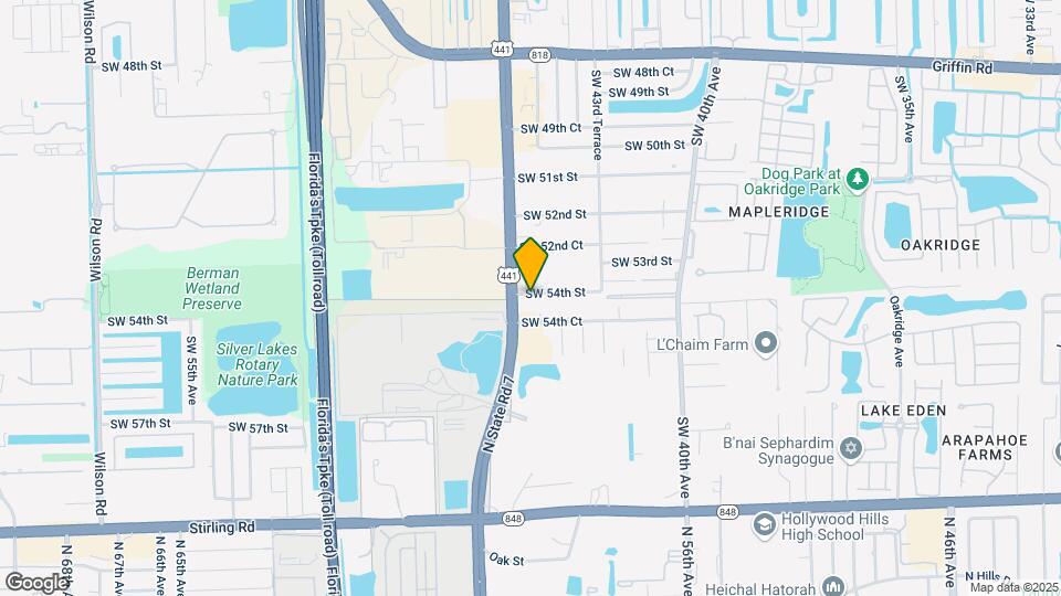 4522 SW 54th St Map and Location Details