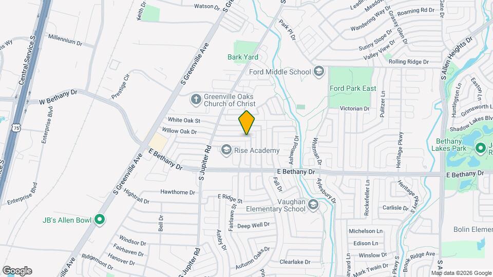 706 Willow Oak Dr Map and Location Details