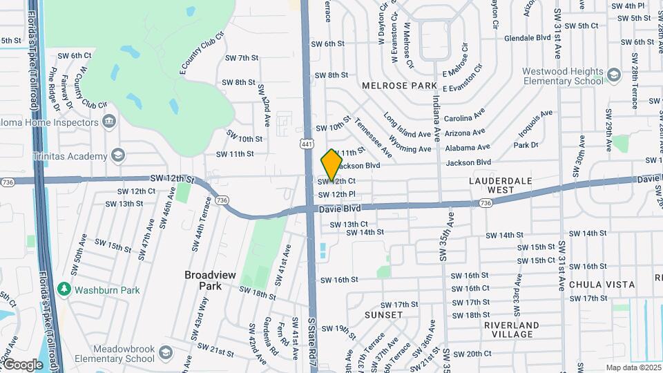 3910 SW 12th Ct Map and Location Details