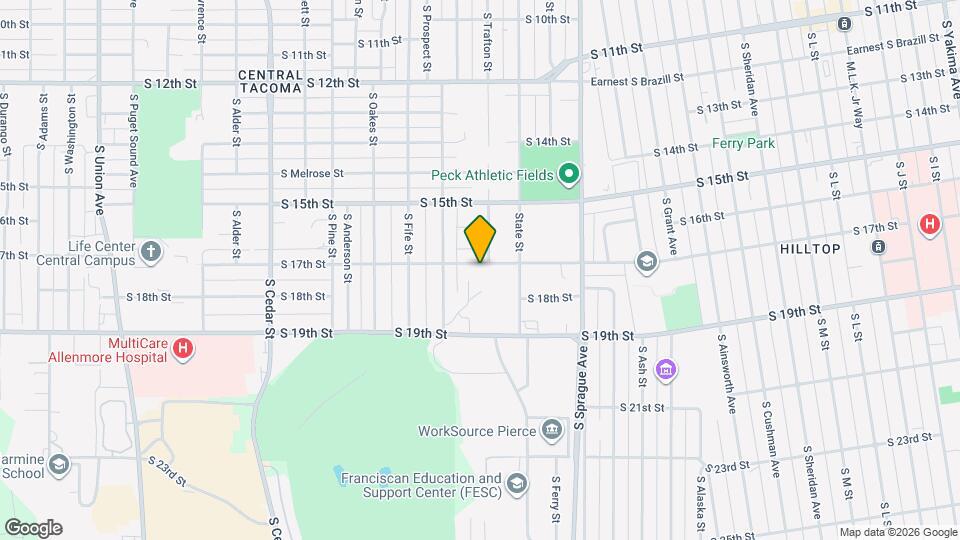 2230 S 17th St Map and Location Details