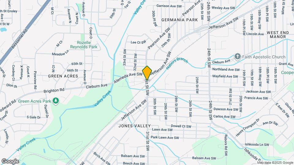 1633 31st St SW Map and Location Details