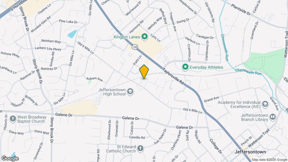 3305 Silverthorn Ln Map and Location Details