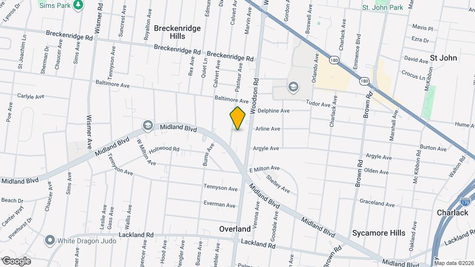 2724 Pasteur Ave Map and Location Details