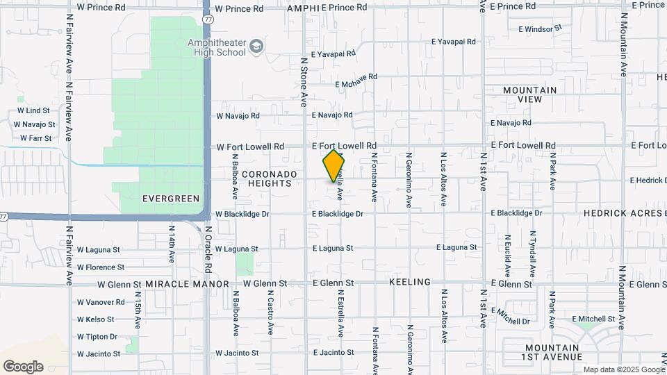 3037 N Estrella Ave Map and Location Details