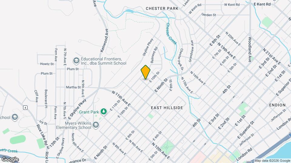 1010 N 13th Ave E Map and Location Details