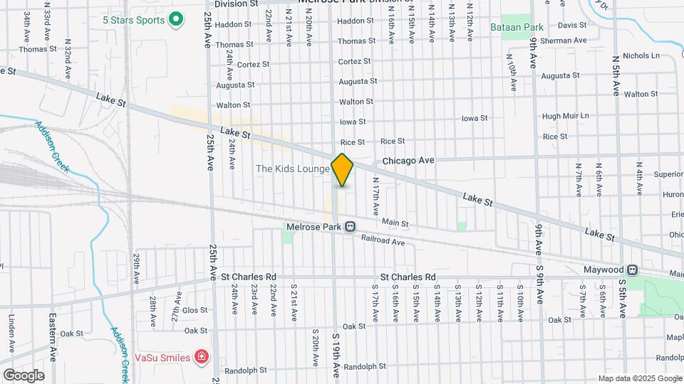 127 N 19th Ave Map and Location Details