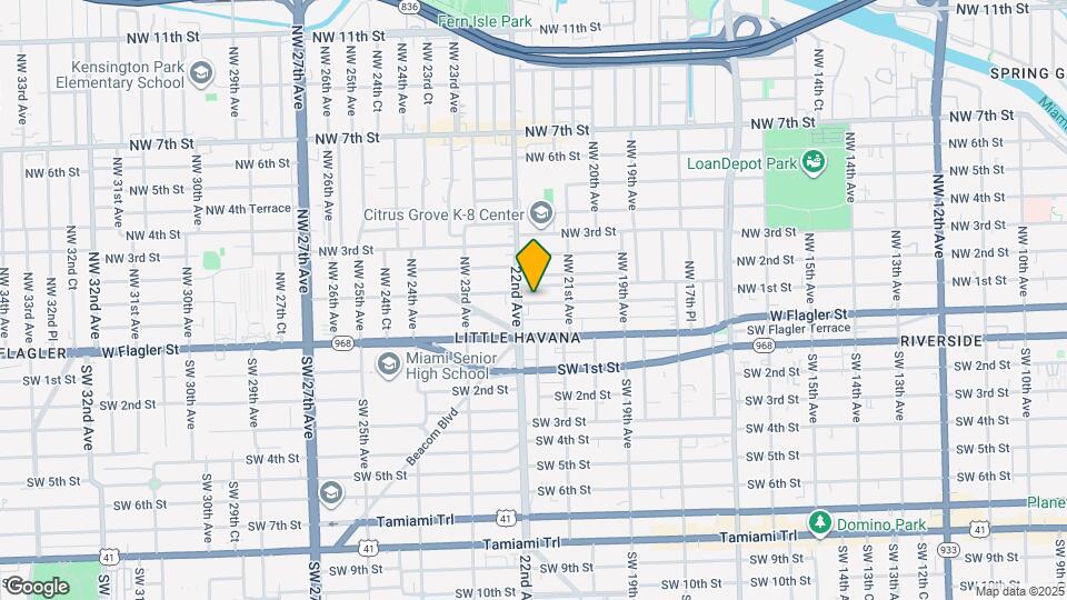 2169 NW Flagler Terrace Map and Location Details