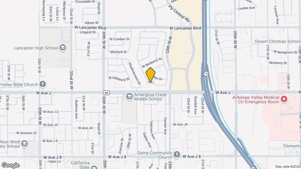 2608 Overland Ave Map and Location Details