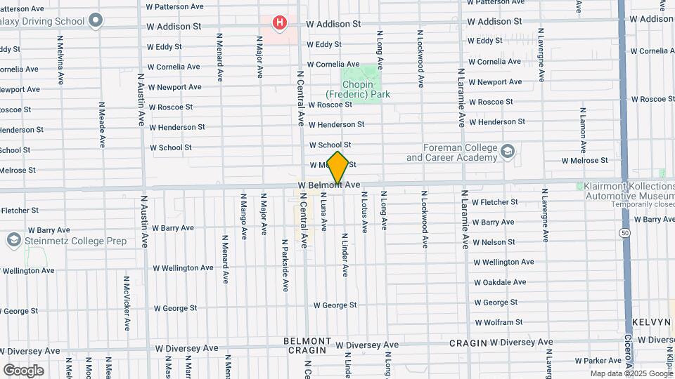 3158 N Linder Ave Map and Location Details