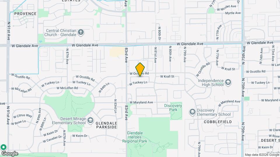 8135 W Krall St Map and Location Details