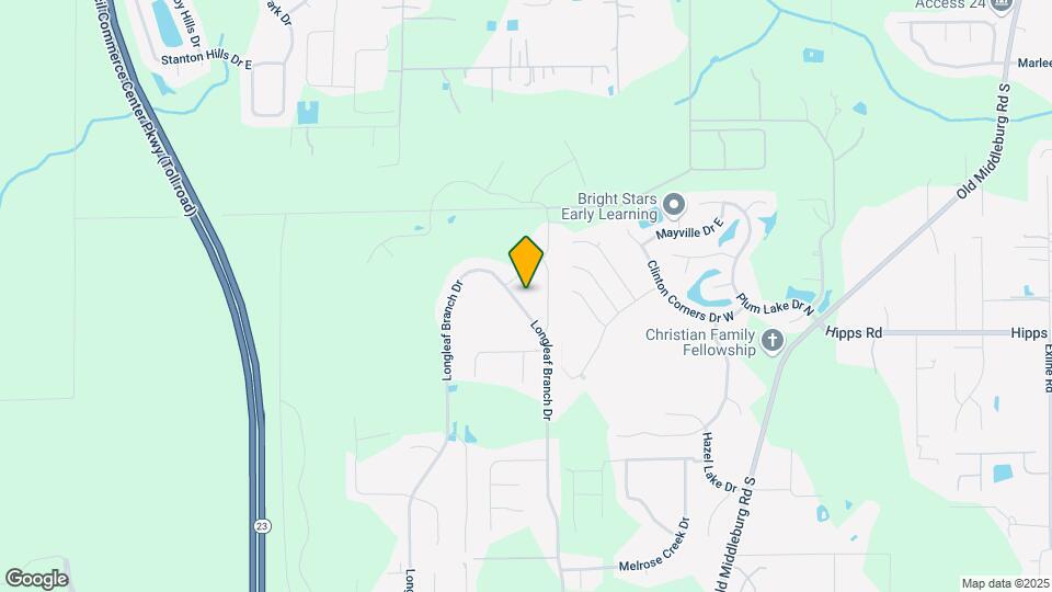 7015 Longleaf Branch Dr Map and Location Details