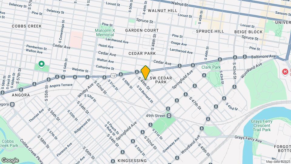 813 S 49th St Map and Location Details