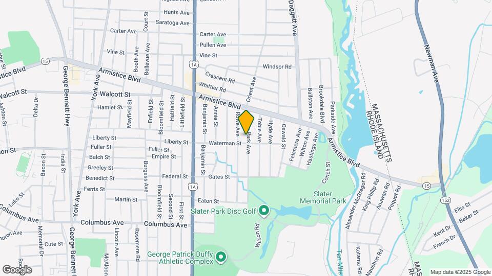 75 Slater Park Ave Map and Location Details