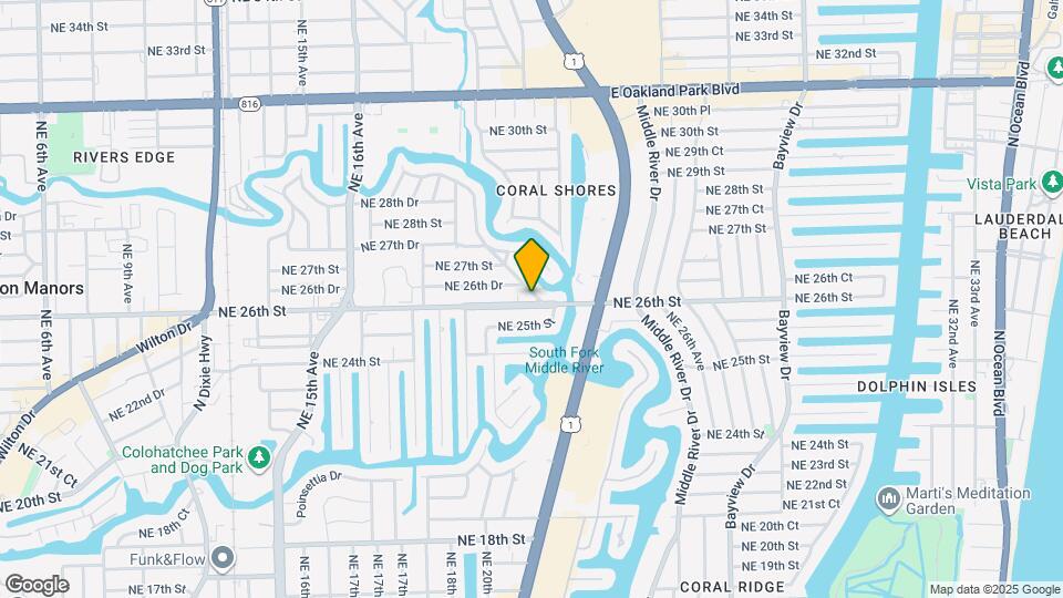 2109 NE 26th St Map and Location Details