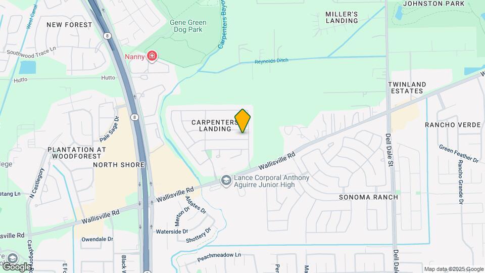 15839 Marble Bluff Lane Map and Location Details