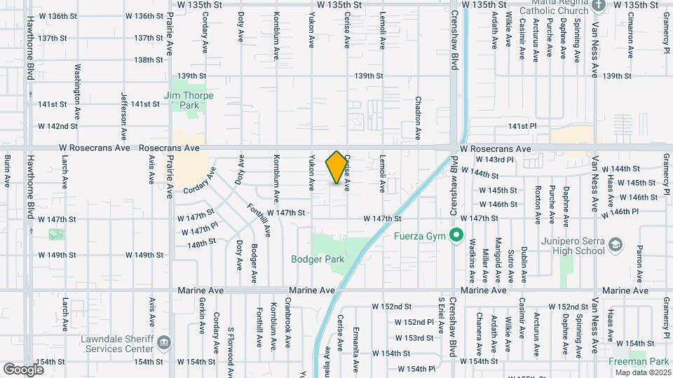 14501 Cerise Ave. Map and Location Details