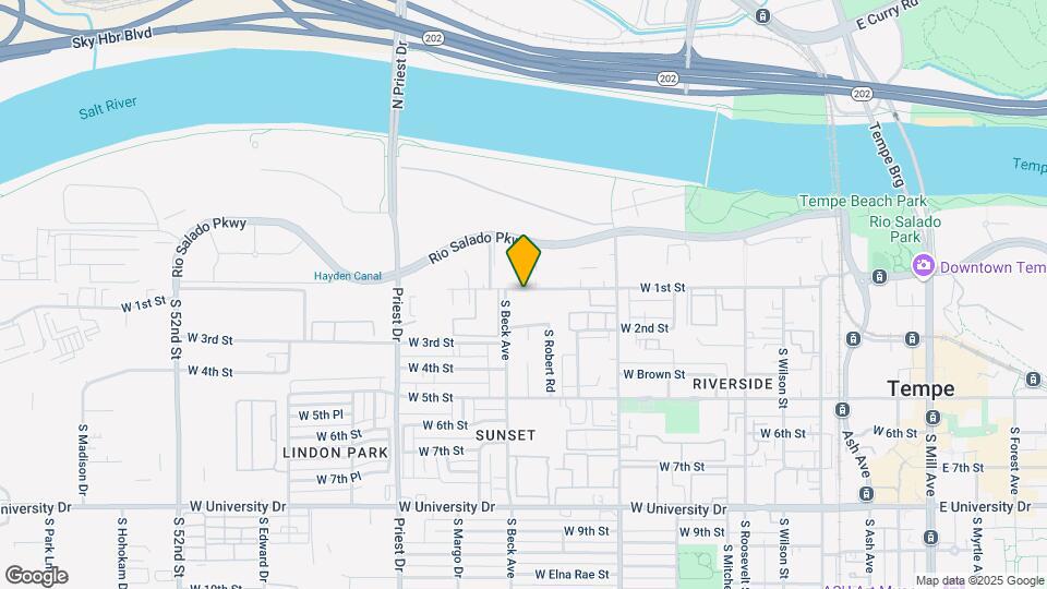 1077 W 1st St Map and Location Details