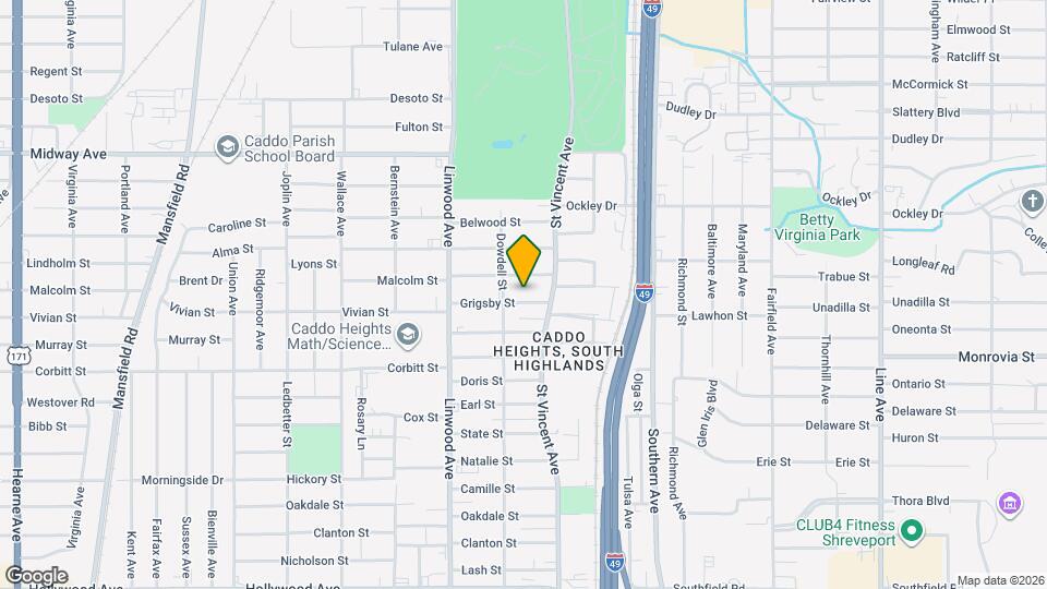 1430 Grigsby St Map and Location Details