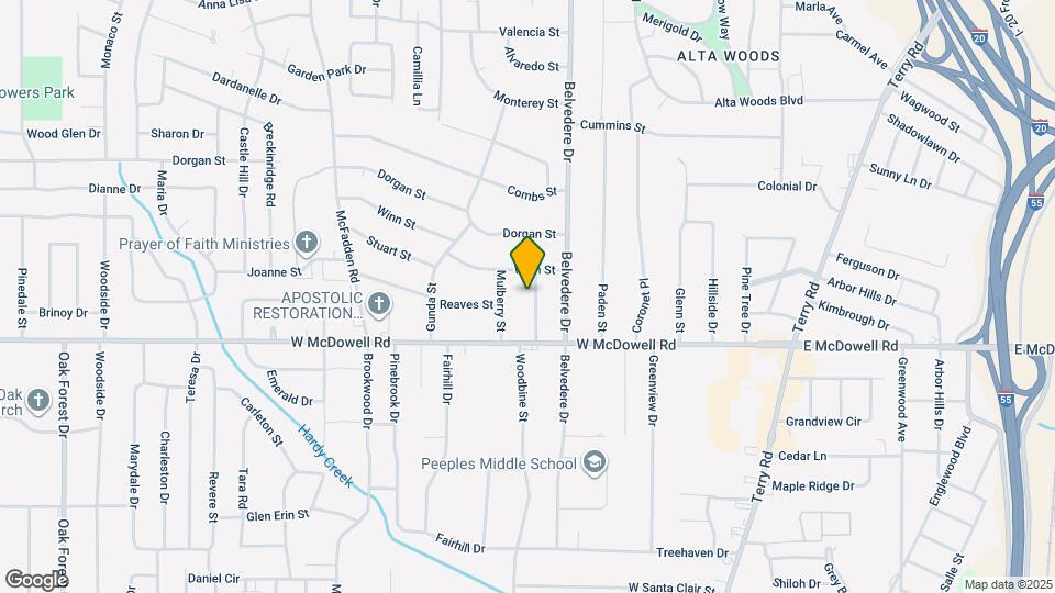 2533 Shepwood Dr Map and Location Details