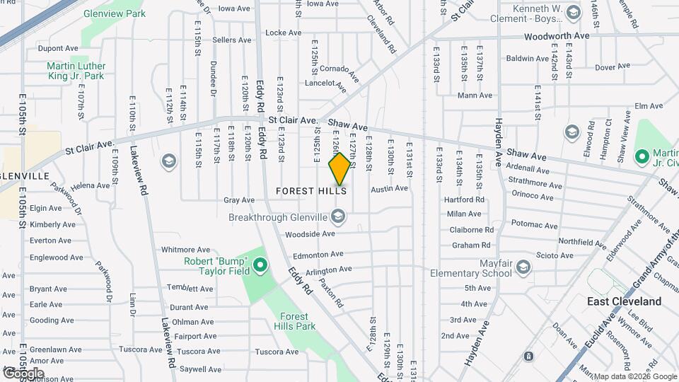 709 E 126th St Map and Location Details