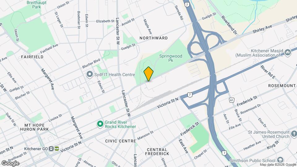 527 Wellington St N Map and Location Details