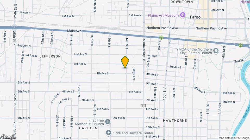 313 14th St S Map and Location Details