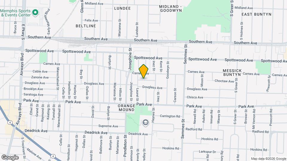 2853 Choctaw Ave Map and Location Details