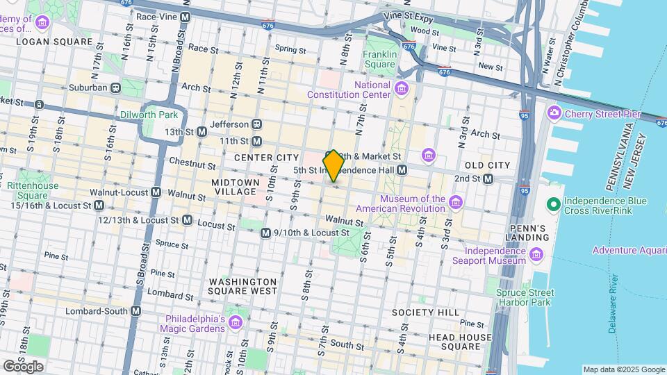 720 Chestnut St Map and Location Details