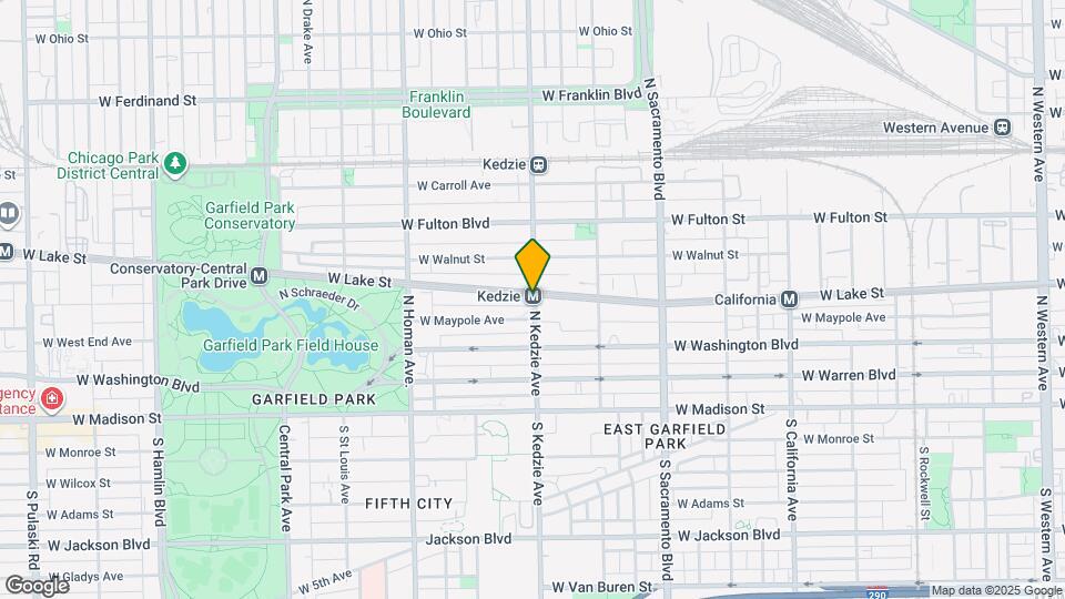 188 N Kedzie Ave Mapa y Detalles de la Ubicación