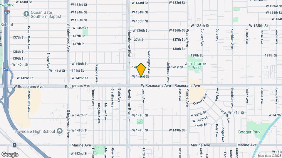 4350 W 142nd St Map and Location Details