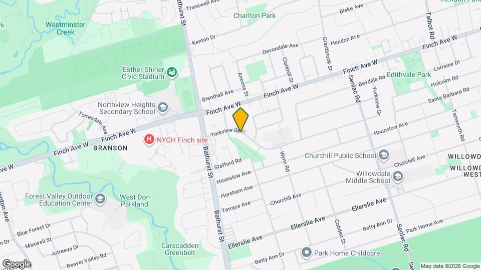 169 Yorkview Dr Map and Location Details