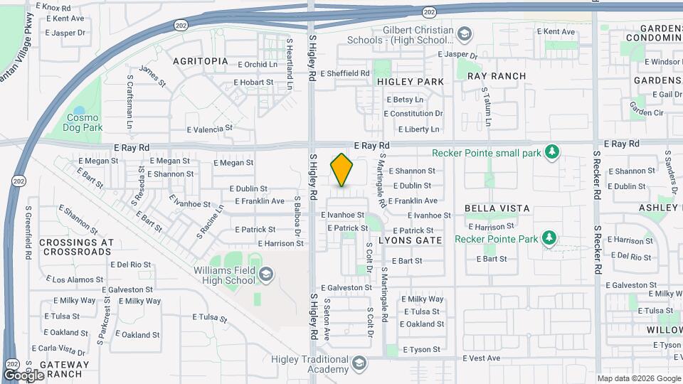 3286 E Franklin Ave Map and Location Details