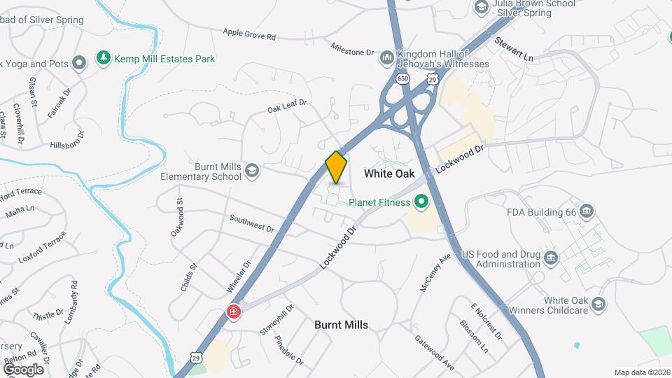 11191 Columbia Pike Map and Location Details